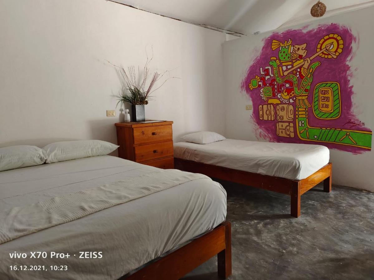 Lunazul Eco-Cabana Frente Al Mar Mahahual Eksteriør billede