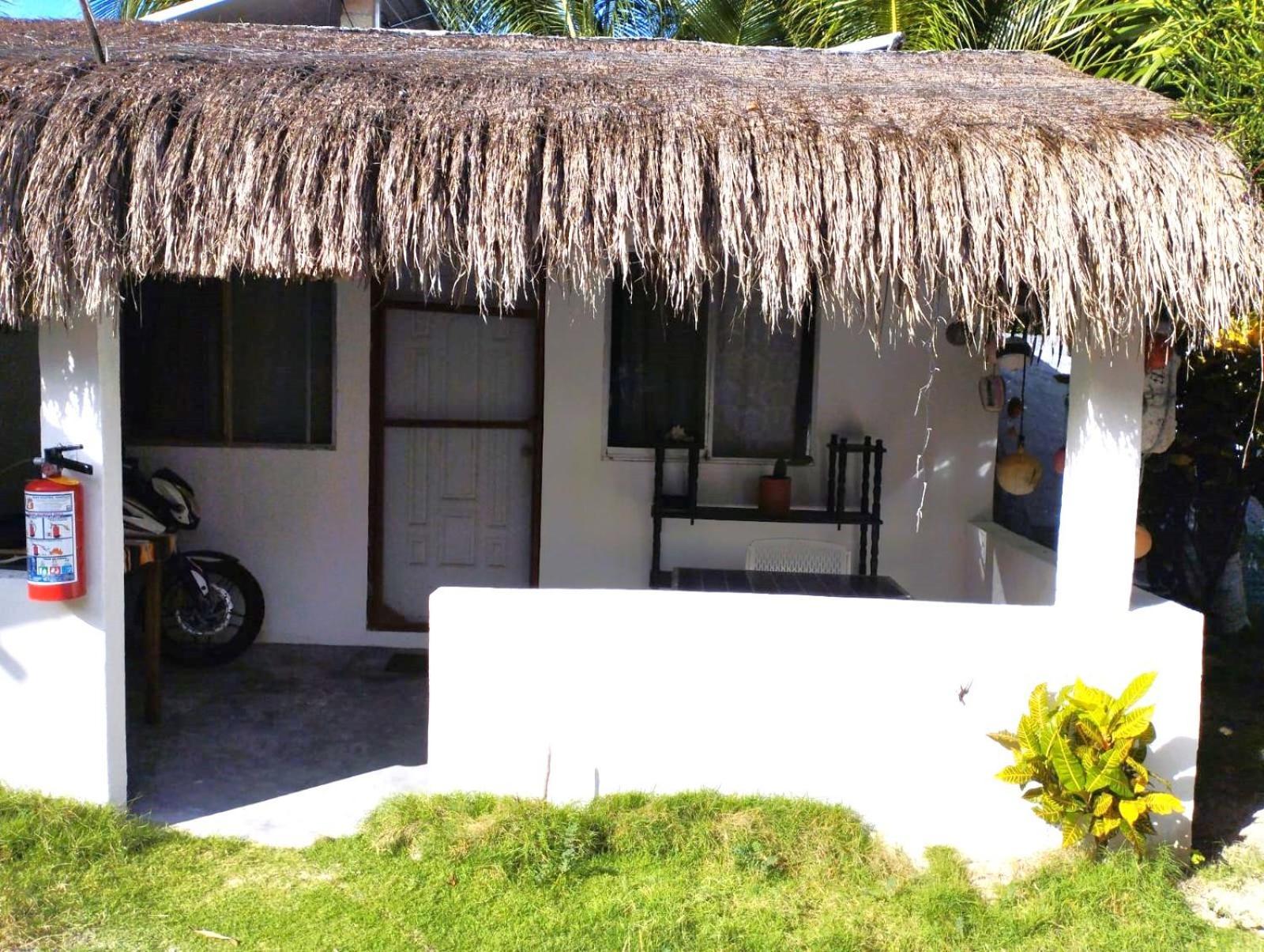 Lunazul Eco-Cabana Frente Al Mar Mahahual Eksteriør billede